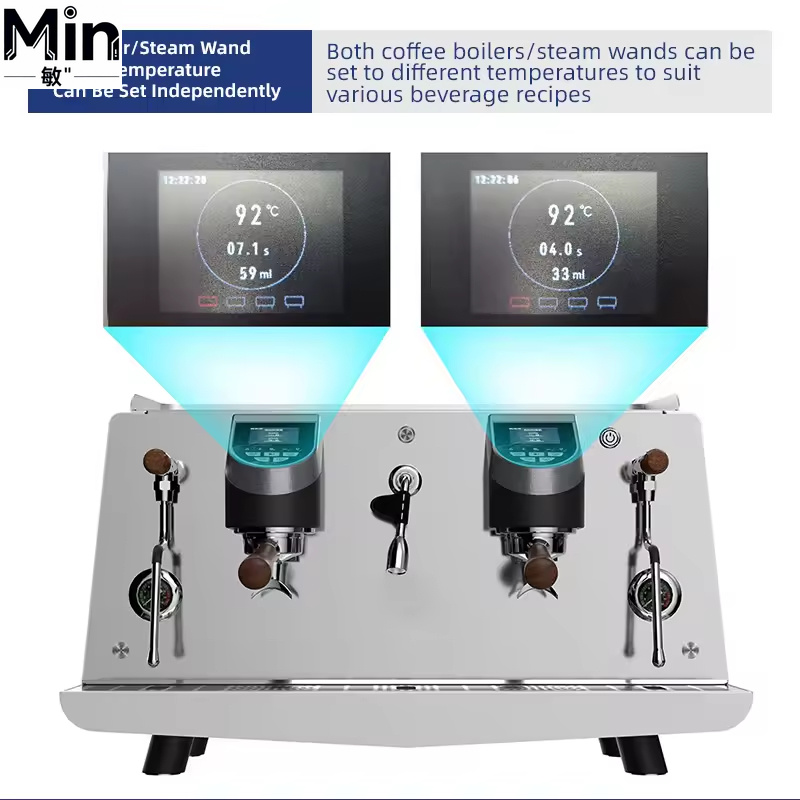 Coffee Tea Espresso Machines - Profesyonel Ticari 2 Gruplu Yarı Otomatik