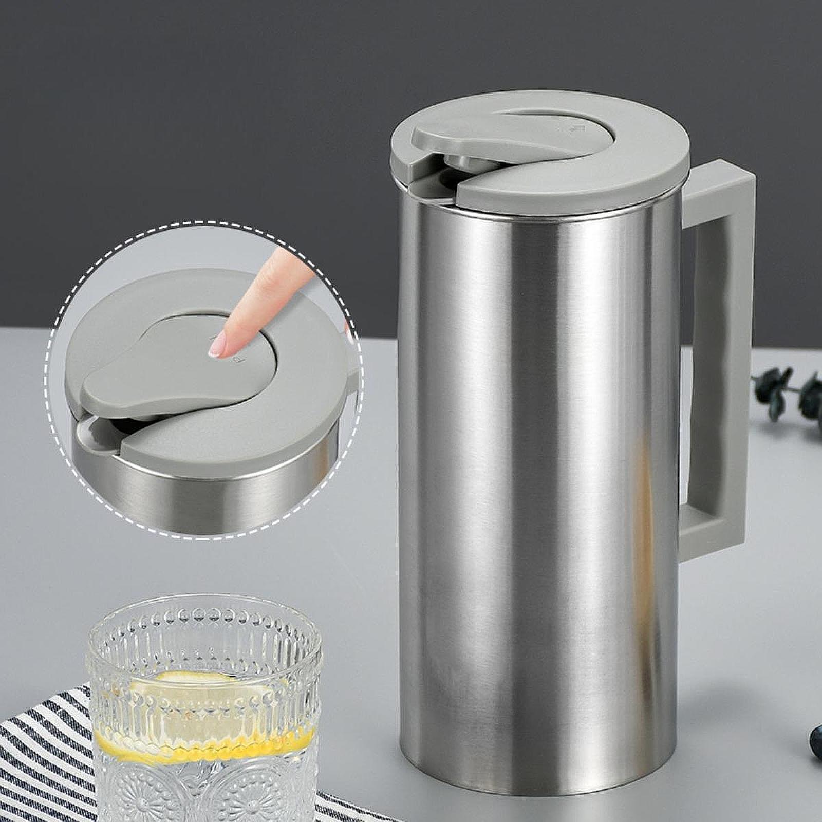 Alternative To Coffee And Tea - Büyük Kapasiteli Su Sürahisi Paslanmaz Çelik