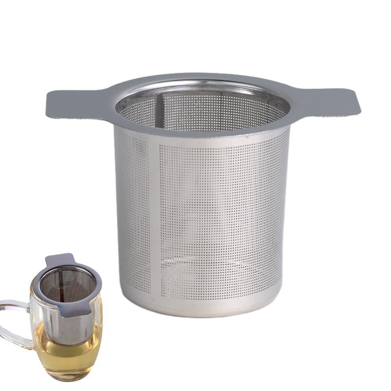 Coffee Leaves Tea - Paslanmaz Çelik Hasır Çay Demlik Süzgeç
