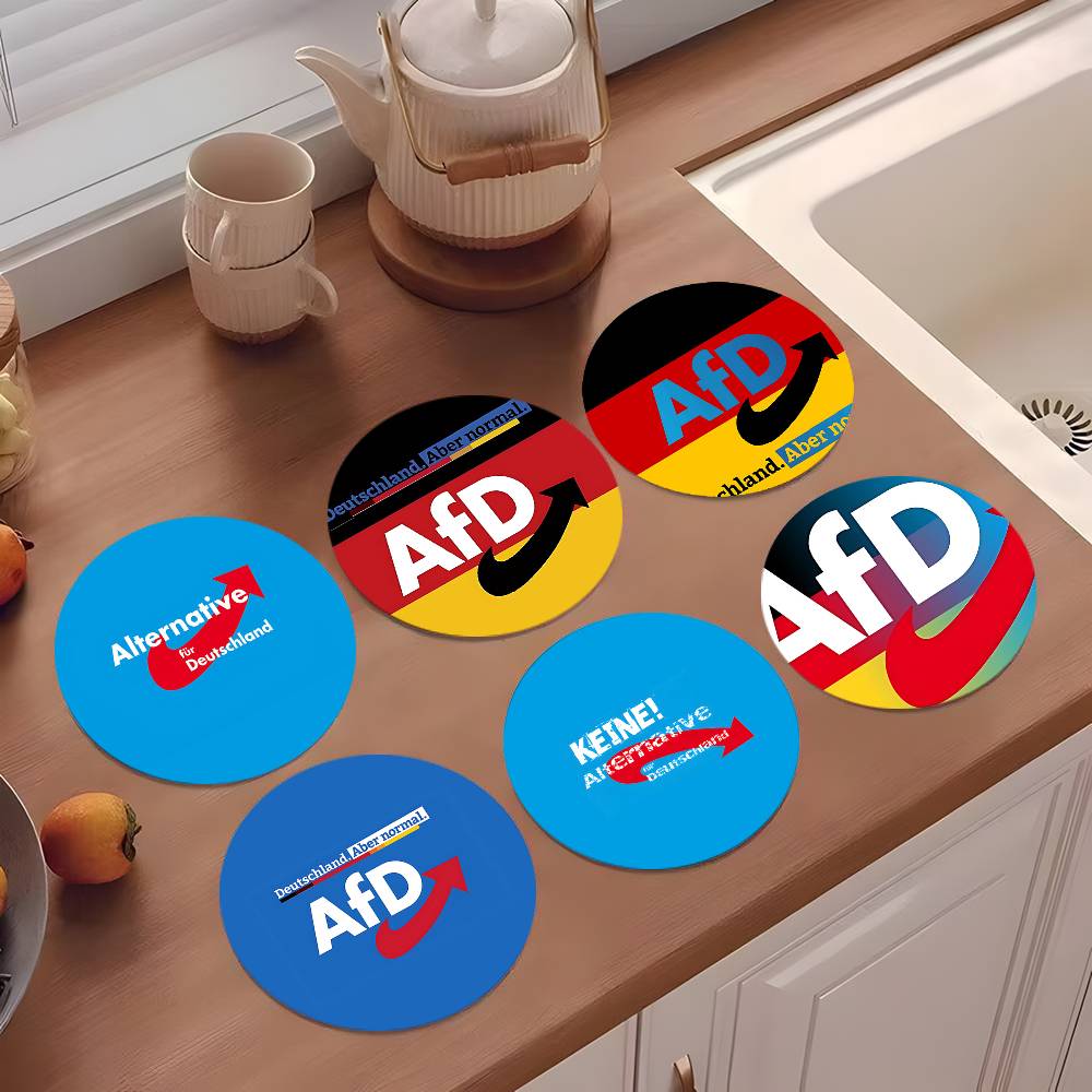 Alternative To Coffee And Tea - A-Alternative Afd Bardak Altlıkları 10cm Yuvarlak