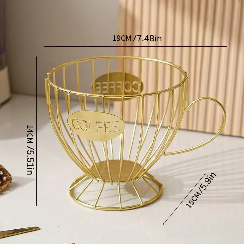 Coffee Capsule Holder - Metal Kahve Kapsül Tutucu vitrin rafı