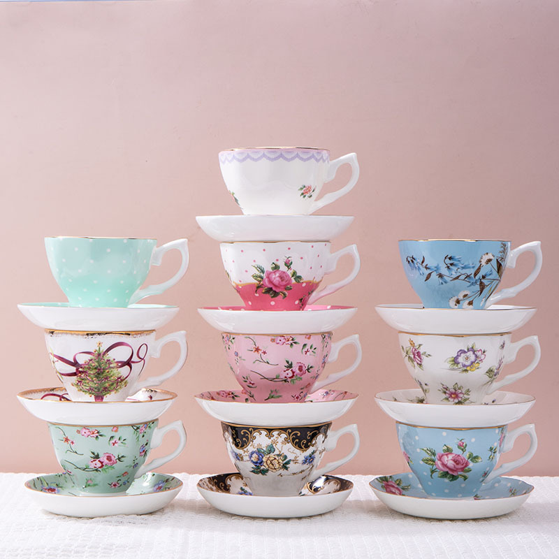 Coffee Tea Mix - 1 adet Fransız Seramik Kahve Fincan
