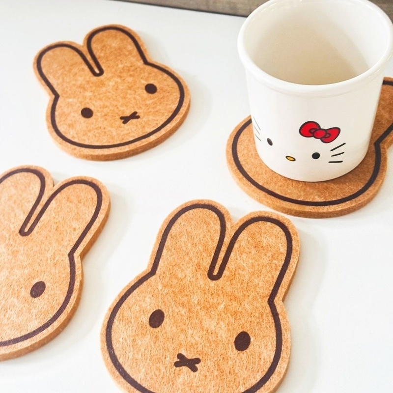 2 adet Miffy Tavşan Bardak Alt - Coffee Tea Photos incelemesi ve fiyatı