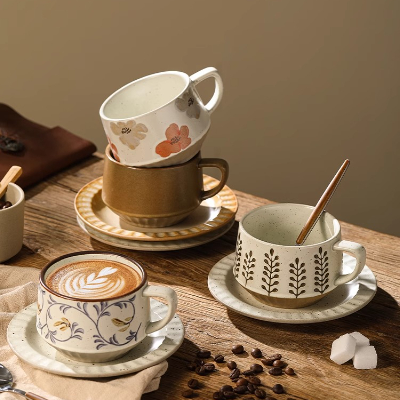 Retro Seramik Bardak Kaba Çöml - Coffee Tea Mix incelemesi ve fiyatı