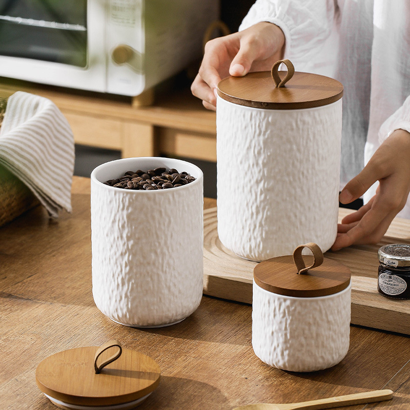 Kaya Desenli Seramik Çay Sakla - Canister Coffee Sugar Tea incelemesi ve fiyatı