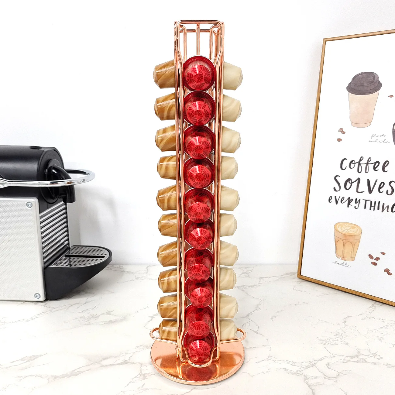 1 adet 40 Pod kahve kapsülleri - Coffee Capsule Holder incelemesi ve fiyatı