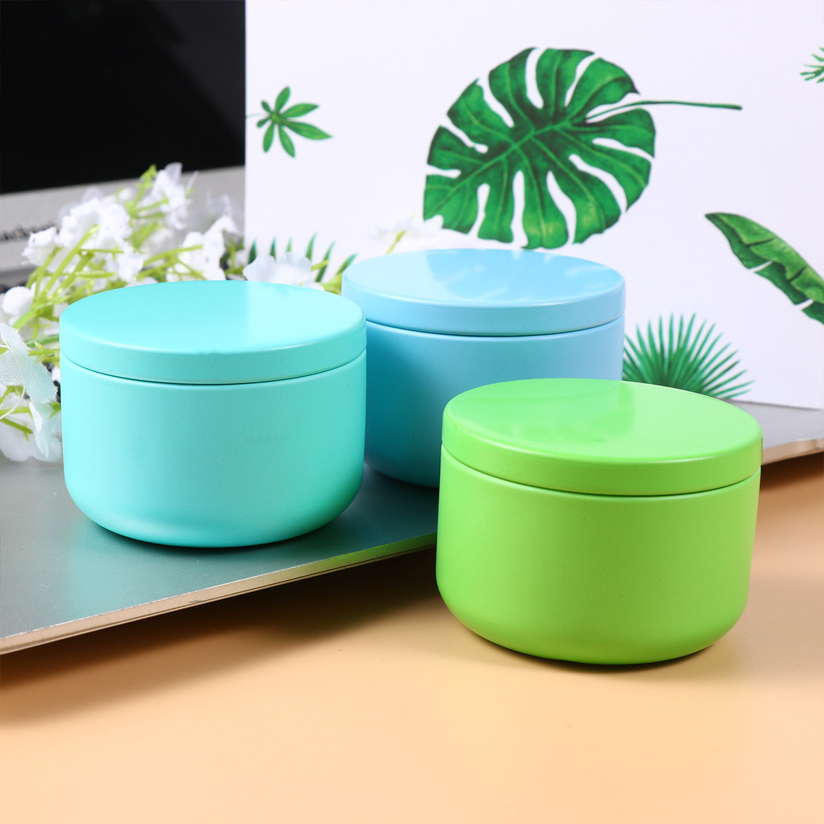 4 Adet Sağlam Teneke Kutu, Çay - Canister Coffee Sugar Tea incelemesi ve fiyatı