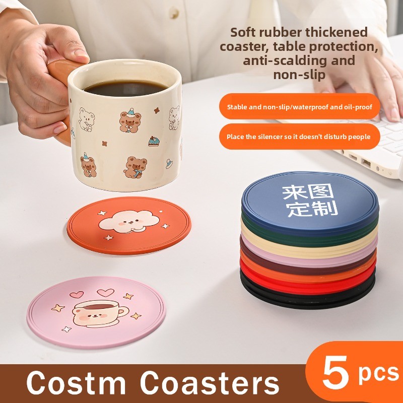 5 Adet Boş PVC Yumuşak Plastik - Coffee Tea Photos incelemesi ve fiyatı