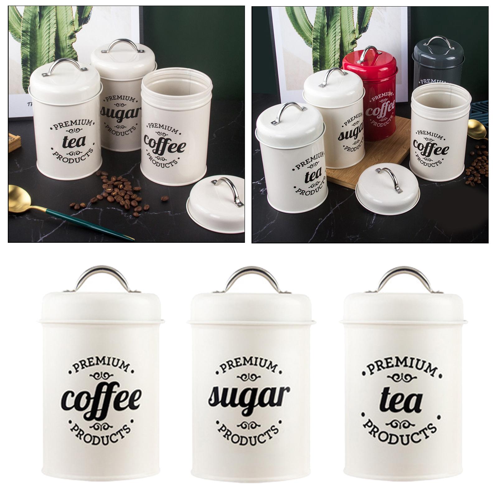 Metal Mutfak Saklama Kabı Seti - Canister Coffee Sugar Tea incelemesi ve fiyatı