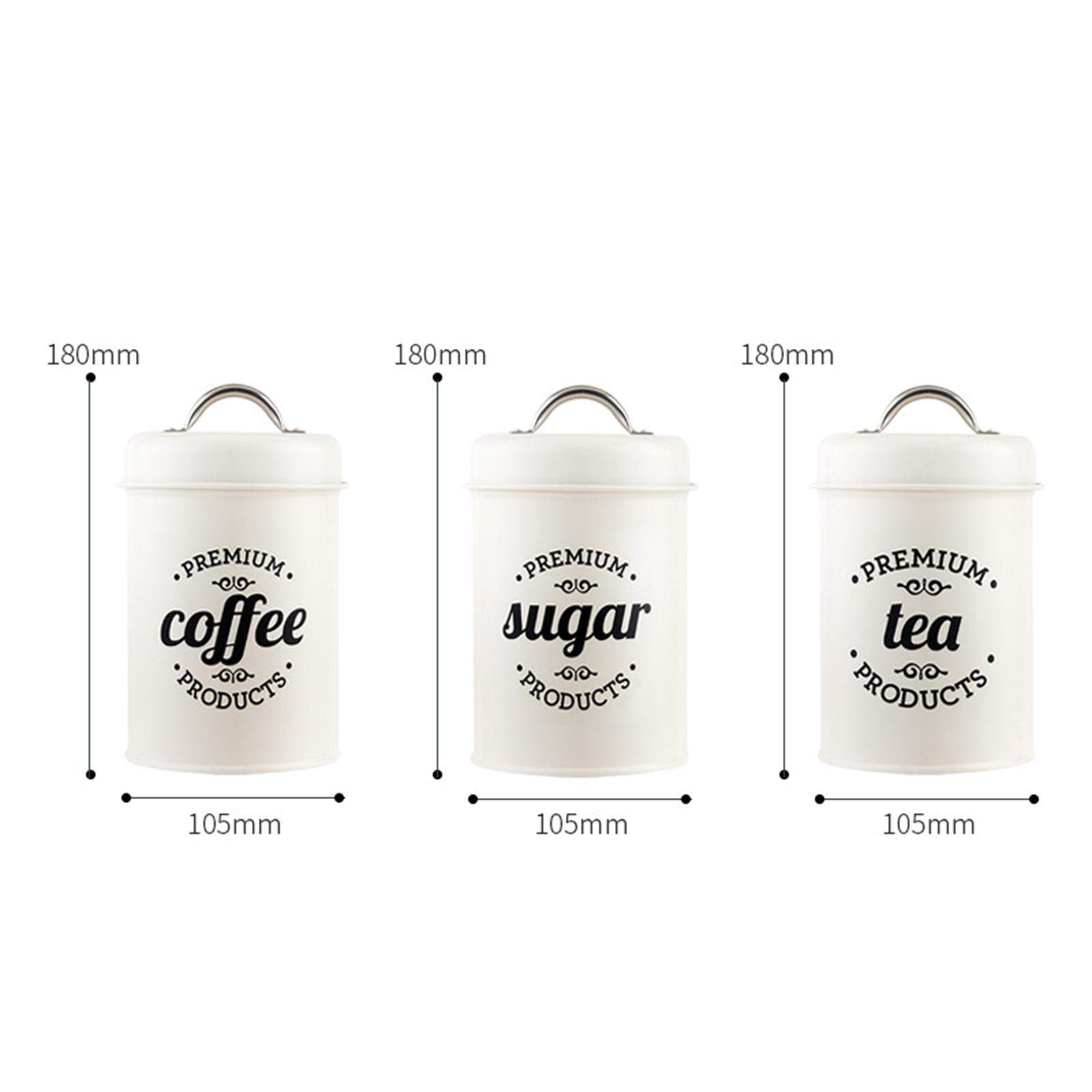 Metal Mutfak Saklama Kabı Seti - Canister Coffee Sugar Tea incelemesi ve fiyatı