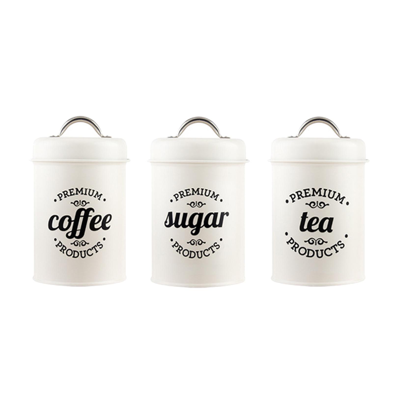Metal Mutfak Saklama Kabı Seti - Canister Coffee Sugar Tea incelemesi ve fiyatı