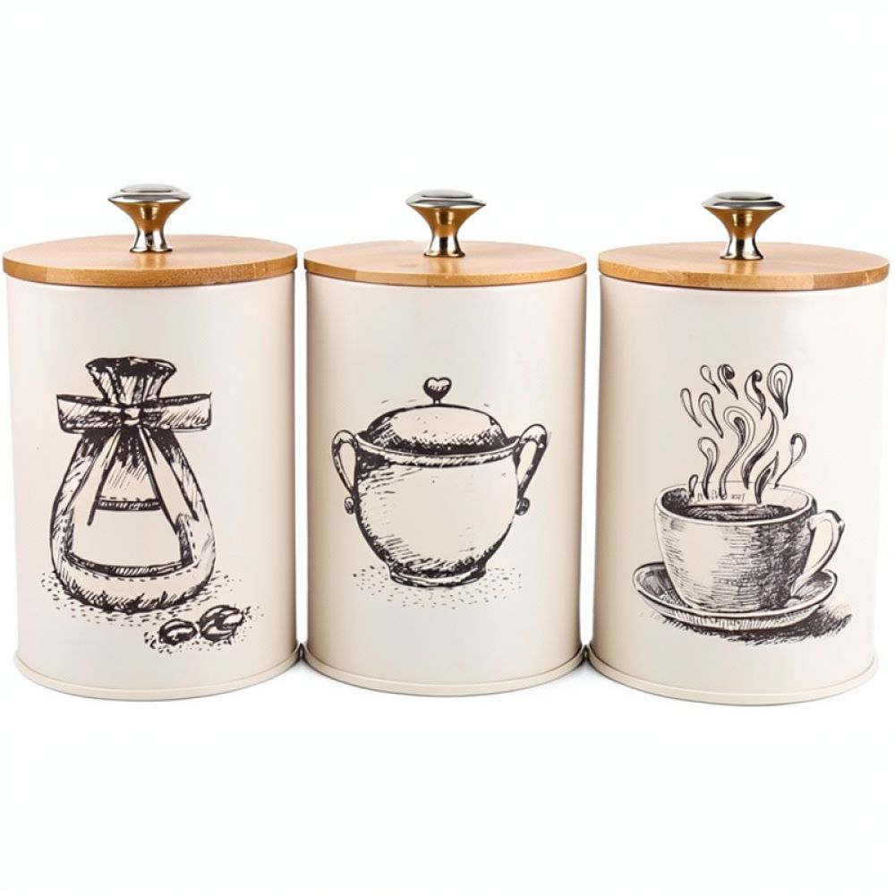 Modern, Minimalist Tasarımlı,  - Canister Coffee Sugar Tea incelemesi ve fiyatı