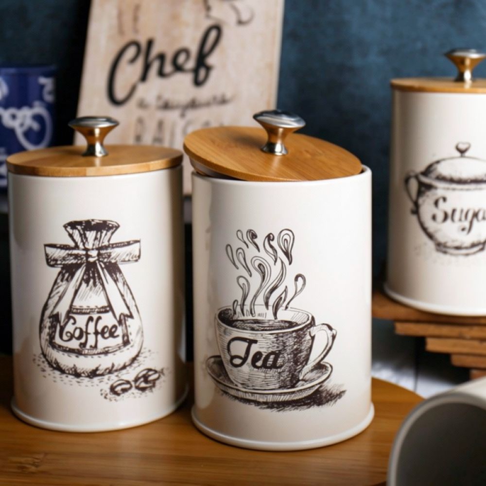 Modern, Minimalist Tasarımlı,  - Canister Coffee Sugar Tea incelemesi ve fiyatı